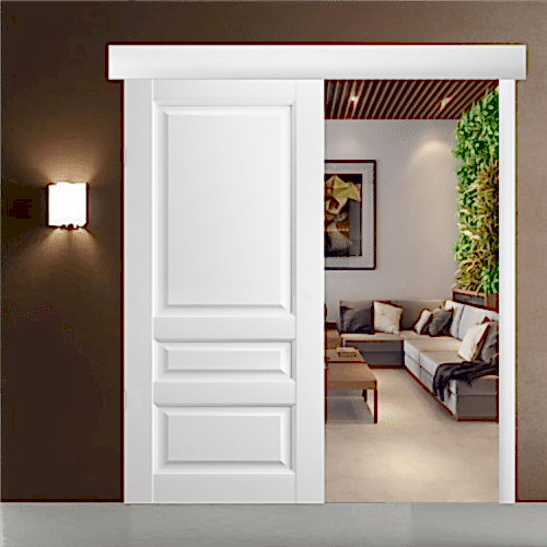 Раздвижная дверь ЭРМИТАЖ 2, винил (глухая)